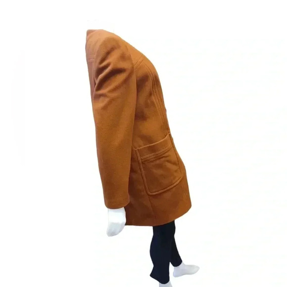 Marks & Spencer Wool Cashmere Blend Car Coat Size 16UK/12US - Picture 3 of 14